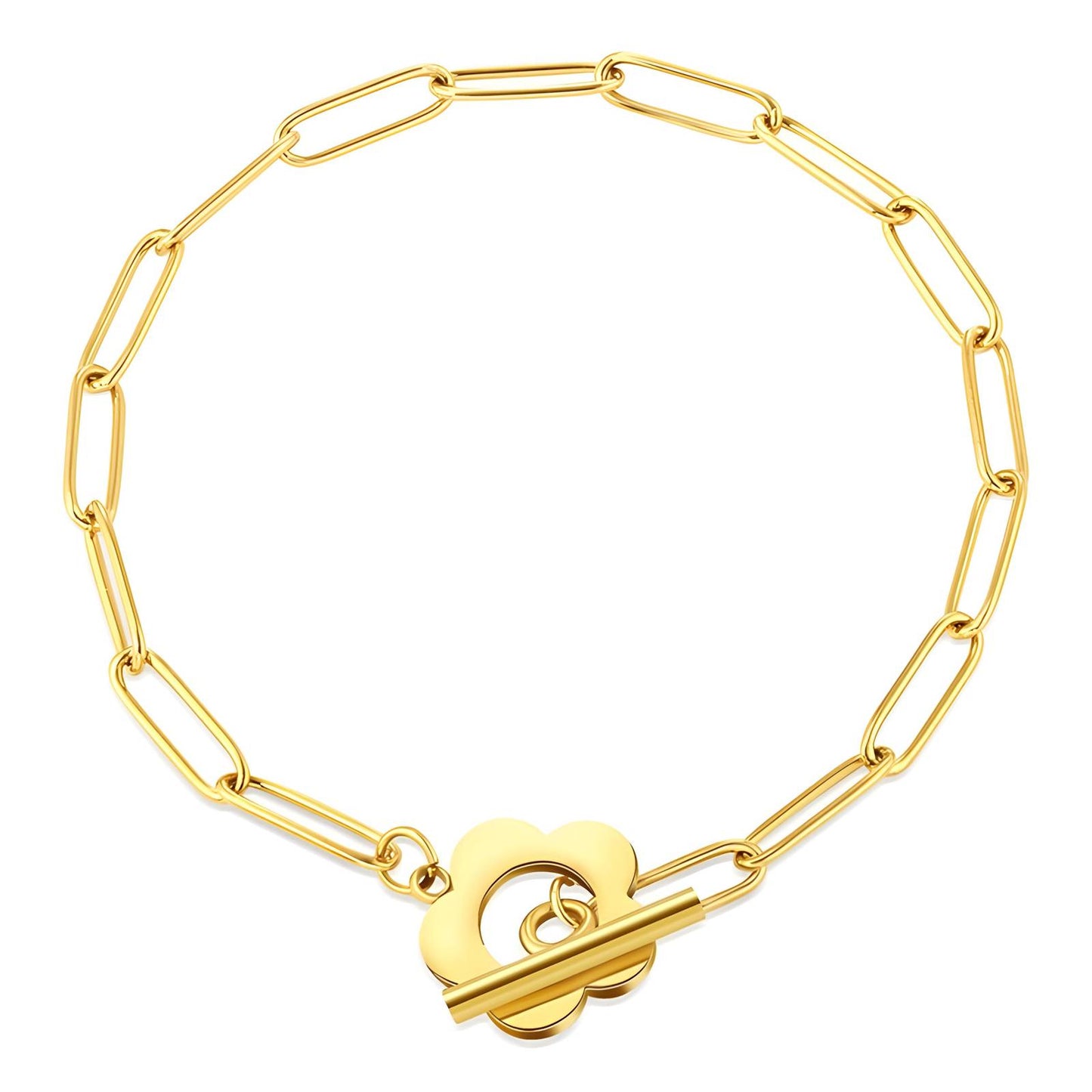 Flower Link Bracelet