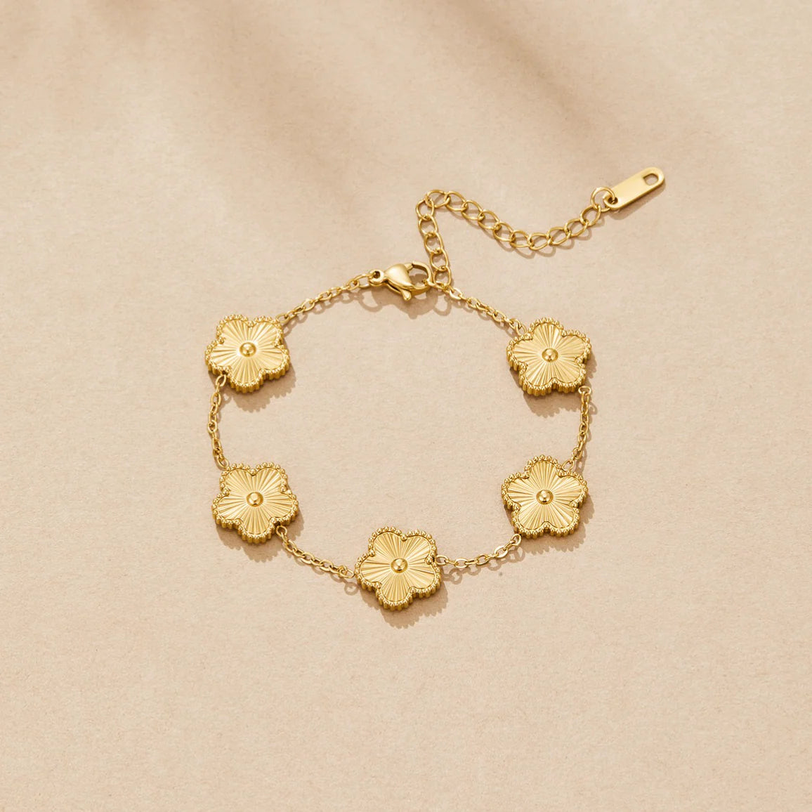 Golden Flowers Bracelet