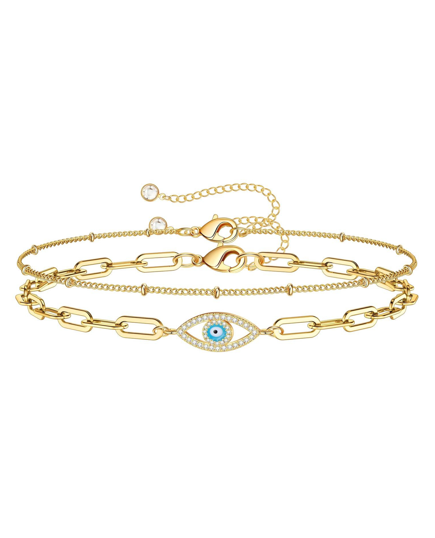 Zirconia Evil Eye Bracelet
