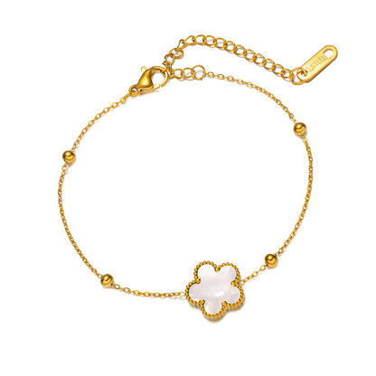 White Flower Bracelet