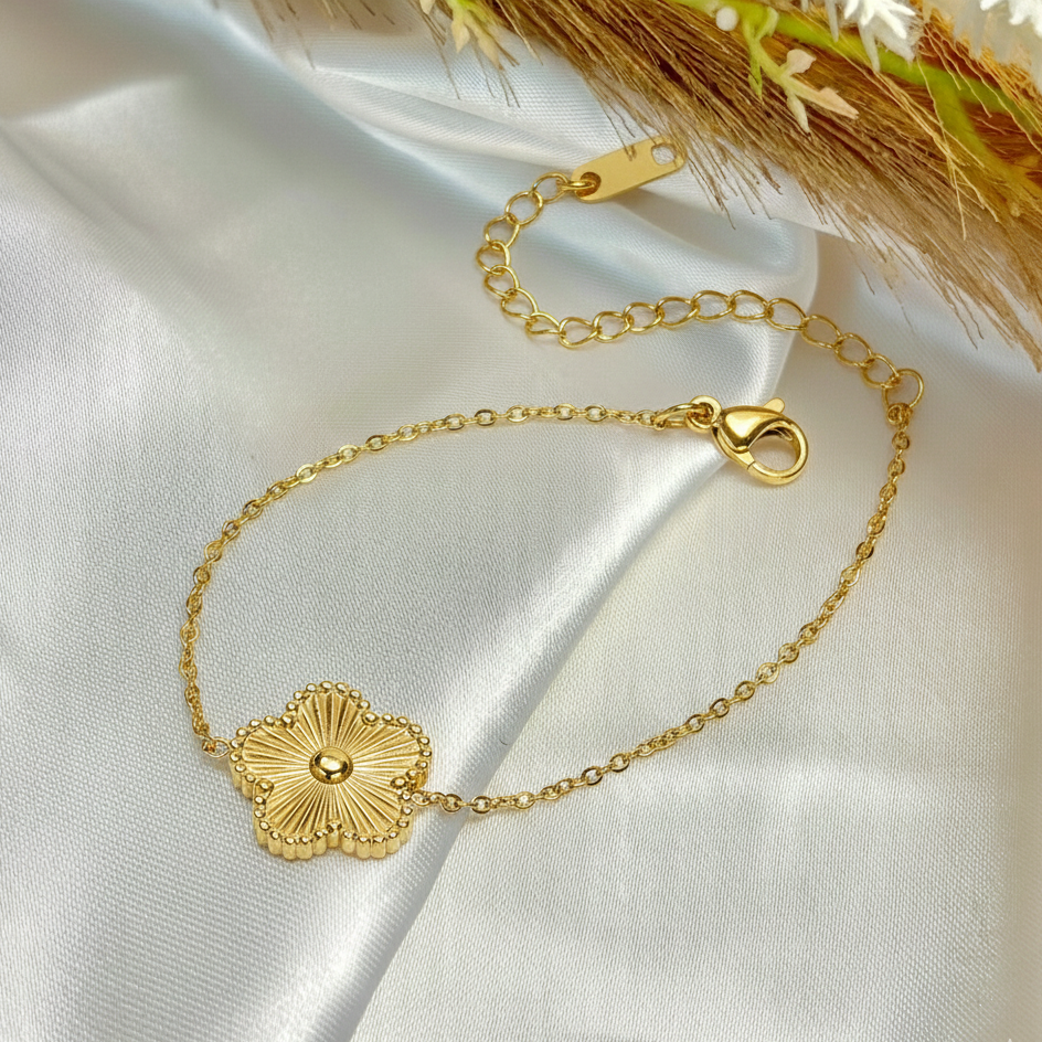 Golden Flower Bracelet