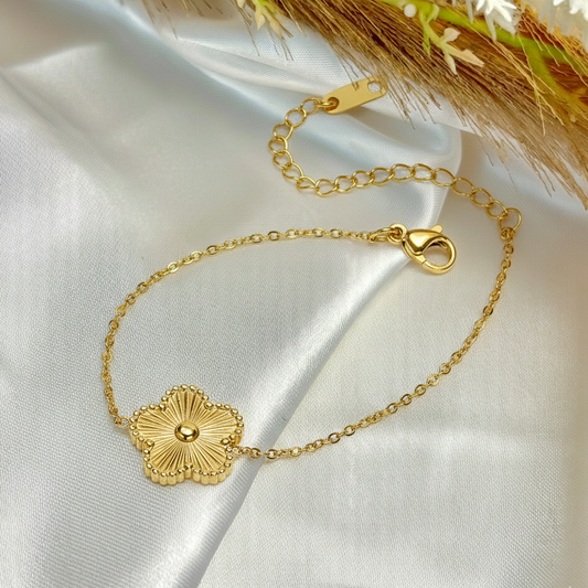 Golden Flower Bracelet