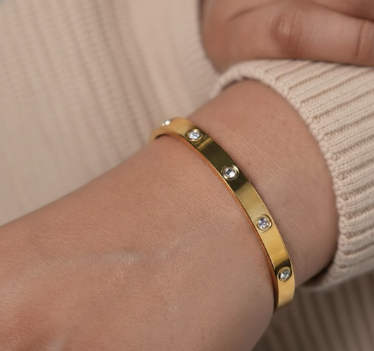 Zirconia Classic Bangle