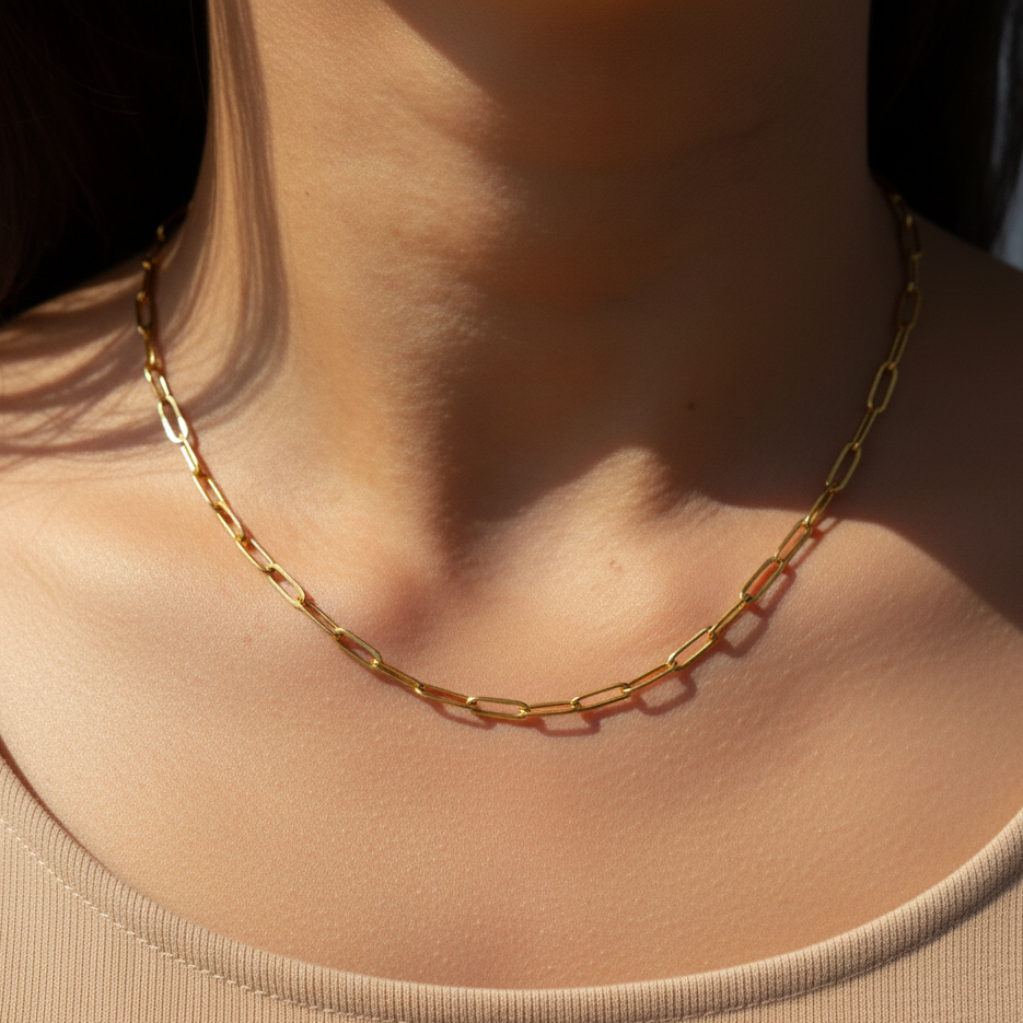 Paperclip Chain Necklace