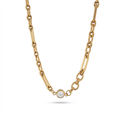 Bezel Link Necklace