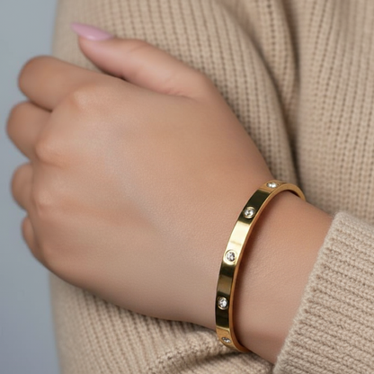 Zirconia Classic Bangle