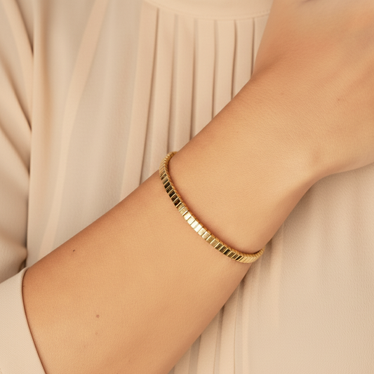 LuxeSquare Bangle