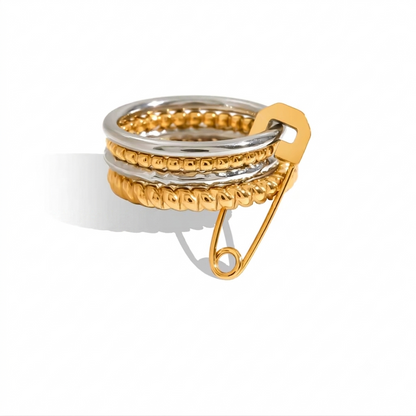 Aeris Safety Pin Ring
