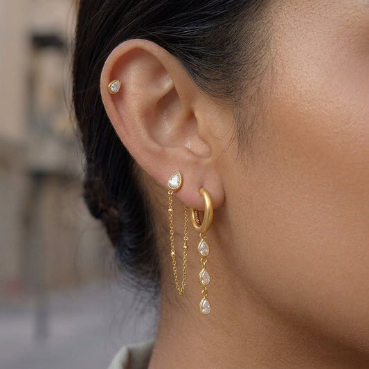 Noelle Earrings Earrings ( Set of 3 Pairs)