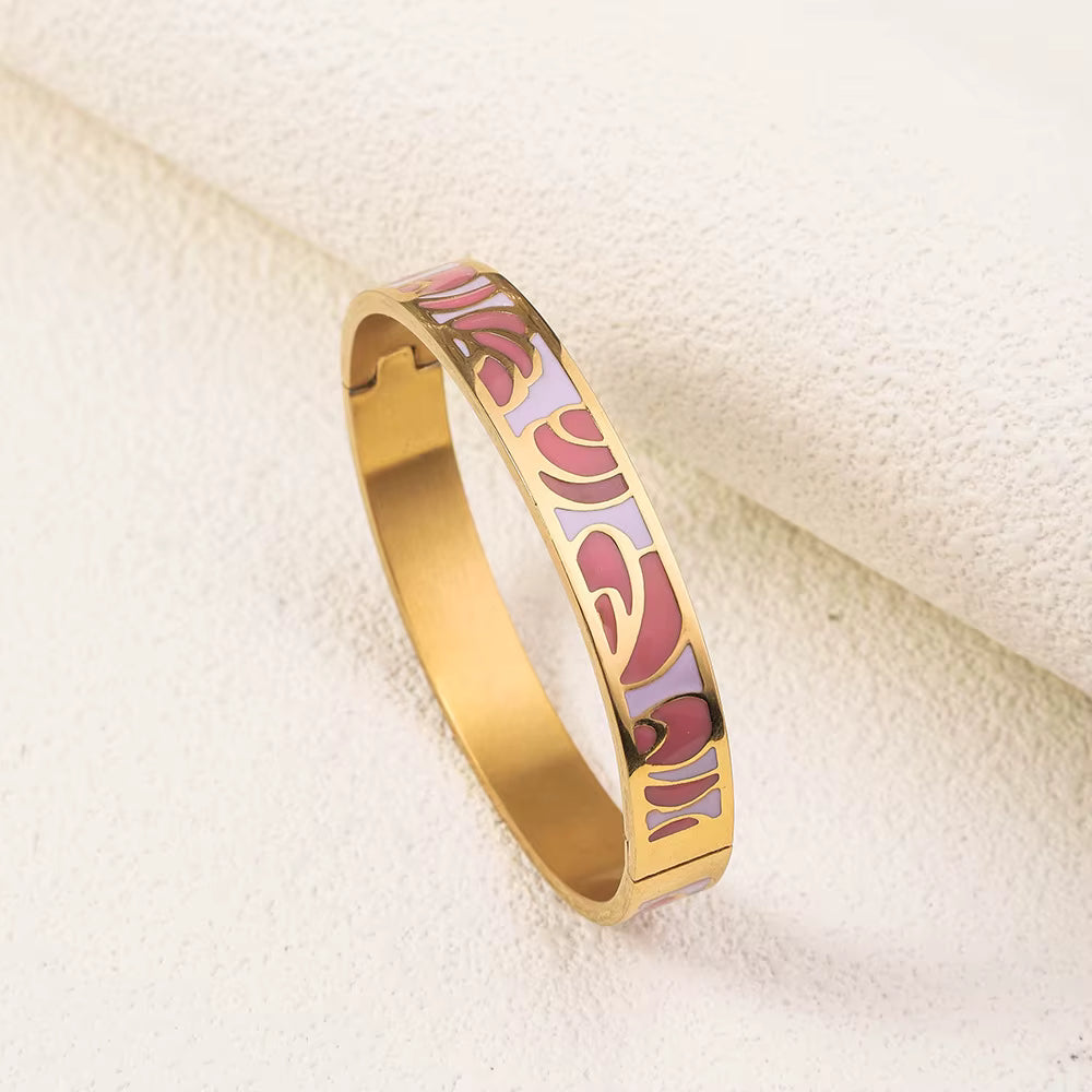 Zelora Enamel Bangle