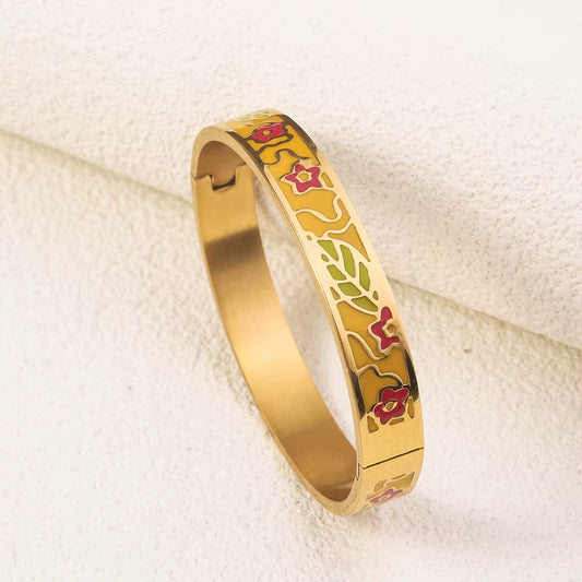 Floriva Enamel Bangle