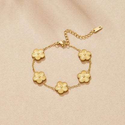 Golden Flowers Bracelet