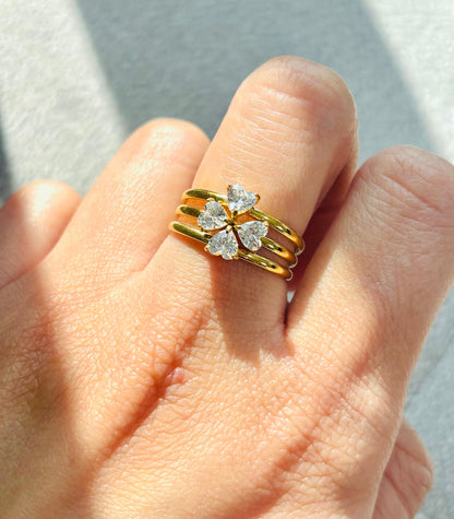 Hearts Ring Set (Set of 3)
