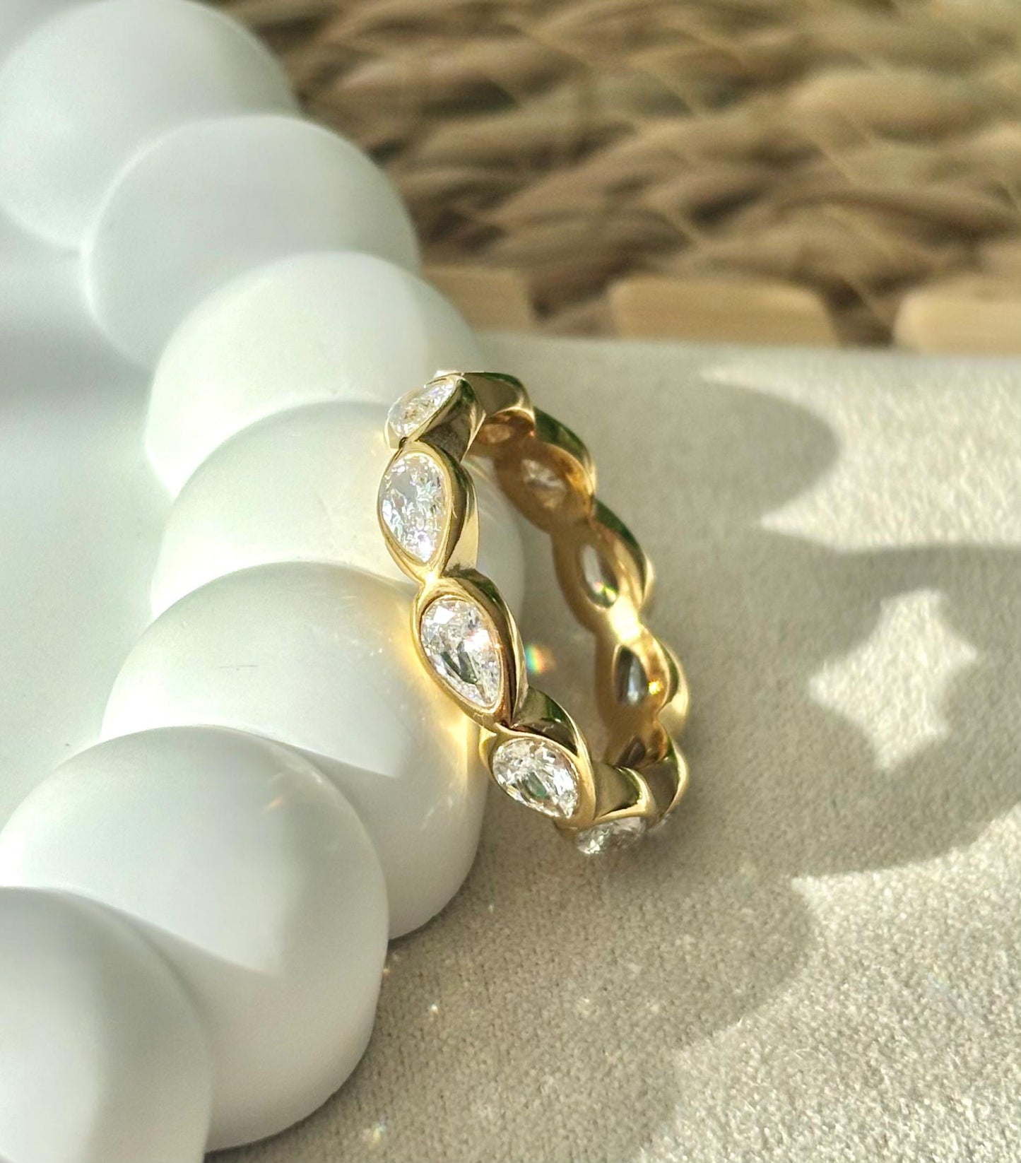 Serene TearDrop Ring