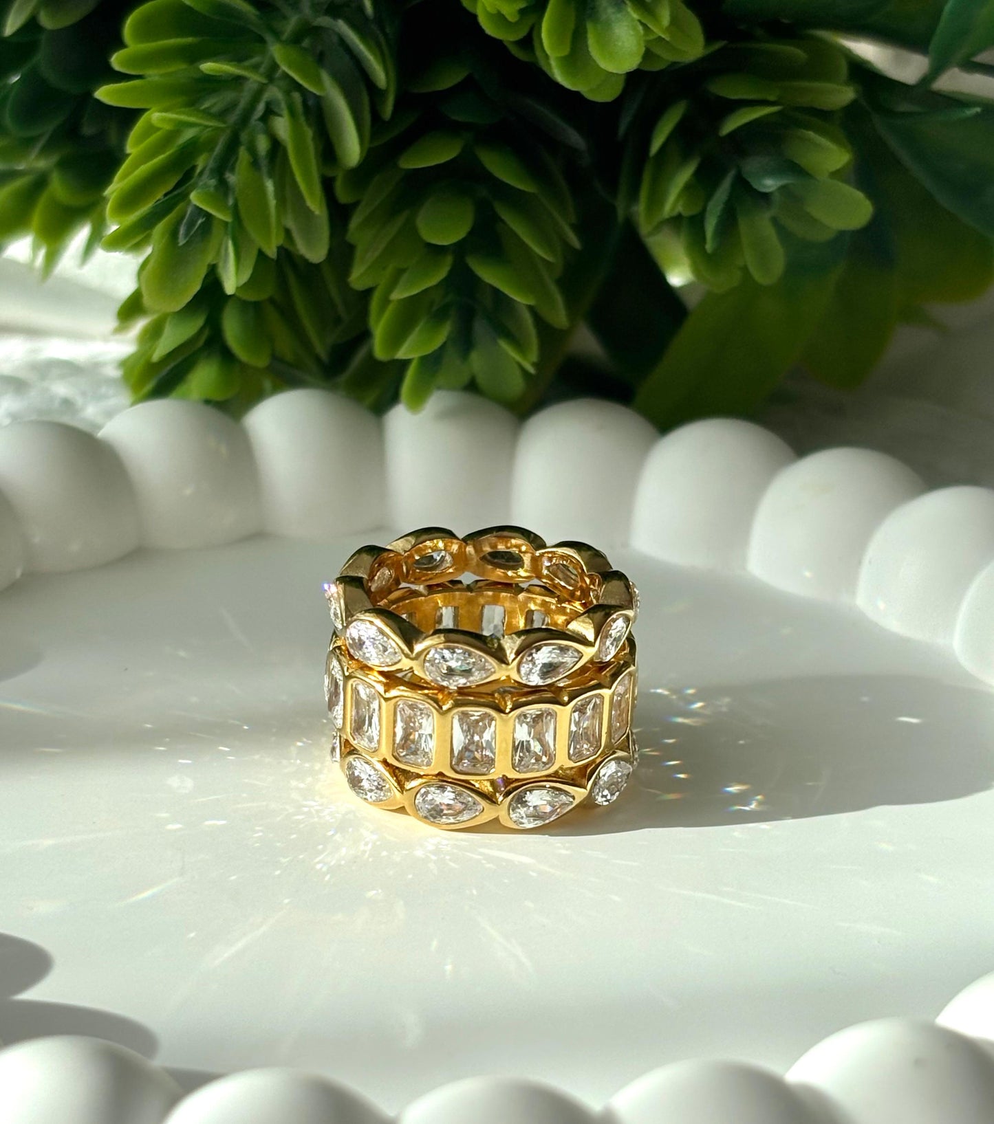 Serene TearDrop Ring