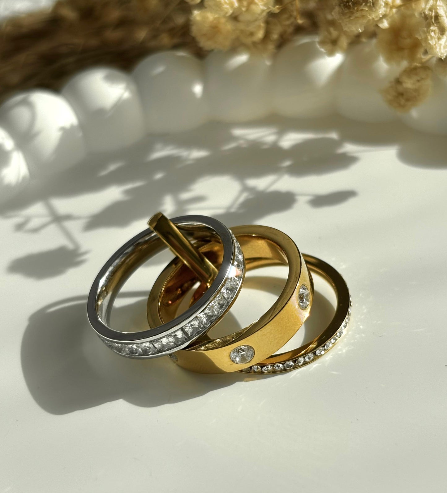 Aureva Stack Ring (Two-Tone)