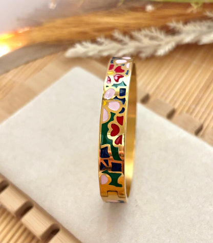 Veloura Enamel Bangle