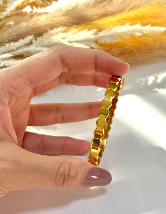 Honeycomb Bangle