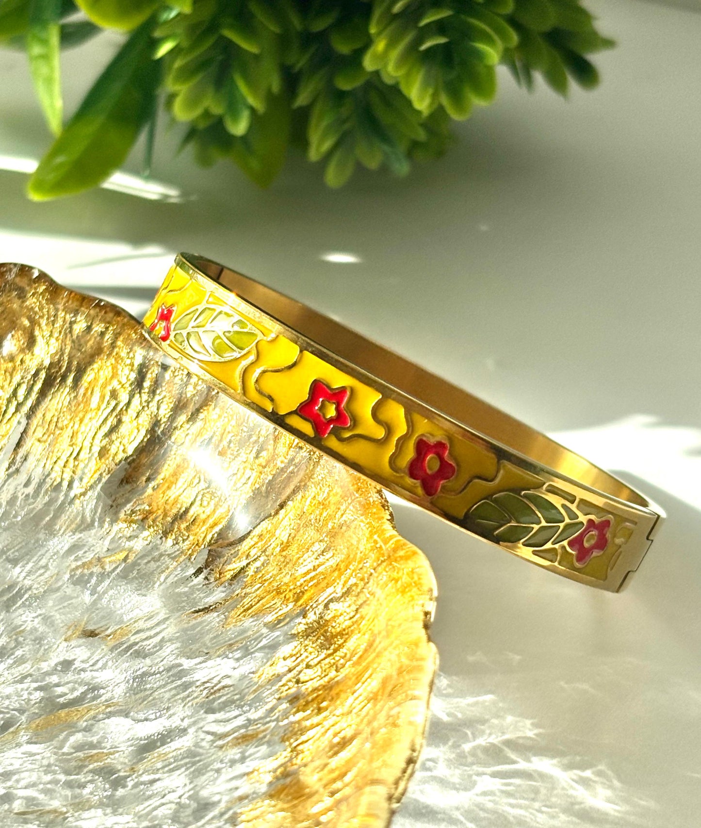 Floriva Enamel Bangle