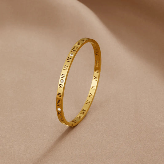 Roman Numerals Bangle